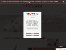 Tablet Screenshot of cigusto.com